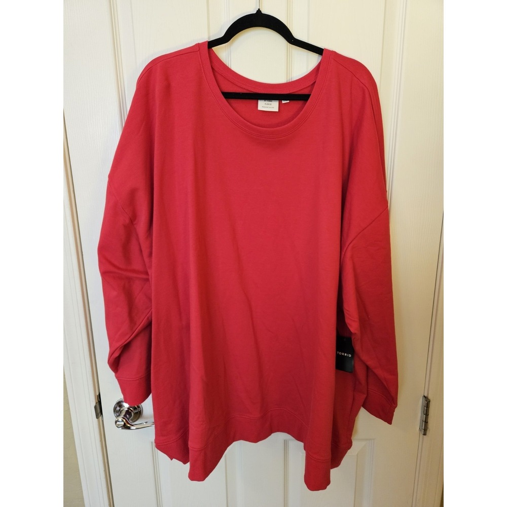 NWT Torrid Super Soft Crewneck Sweatshirt Fleece Oversized Drop Shoulders 6X